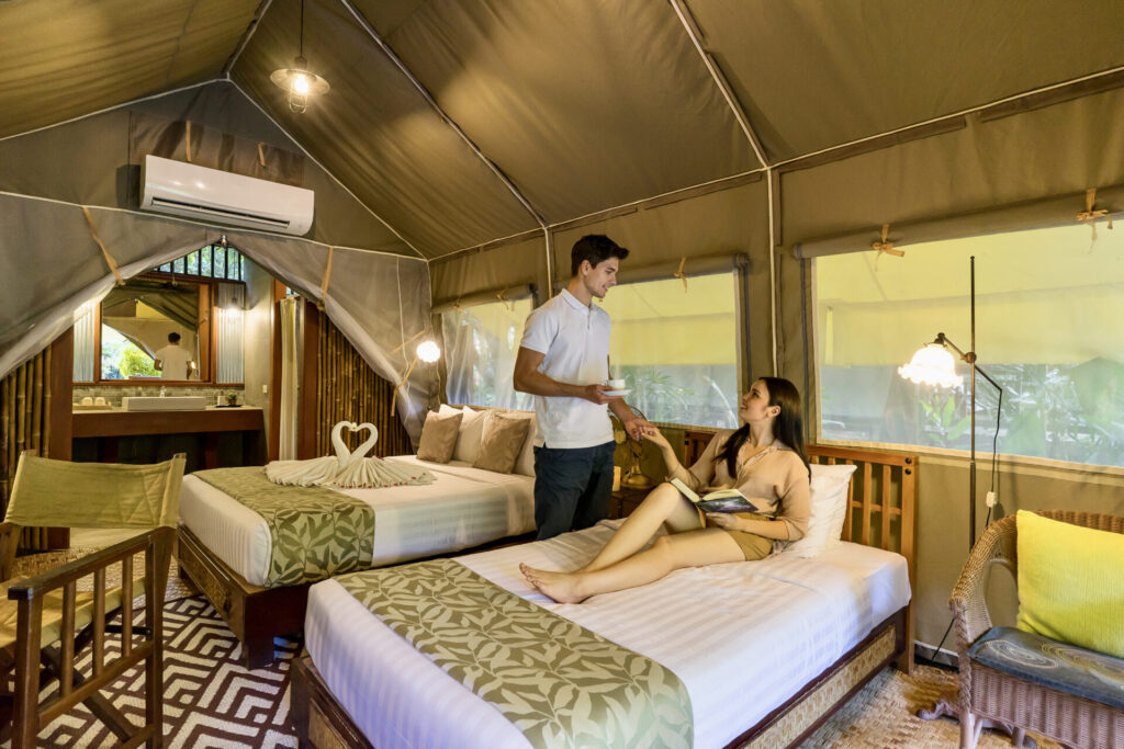 tented camp hotel hintok glamping camp resort kanchanaburi river-kwai-noi hellfire-pass