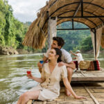 bamboo raft kanchanaburi river kwai