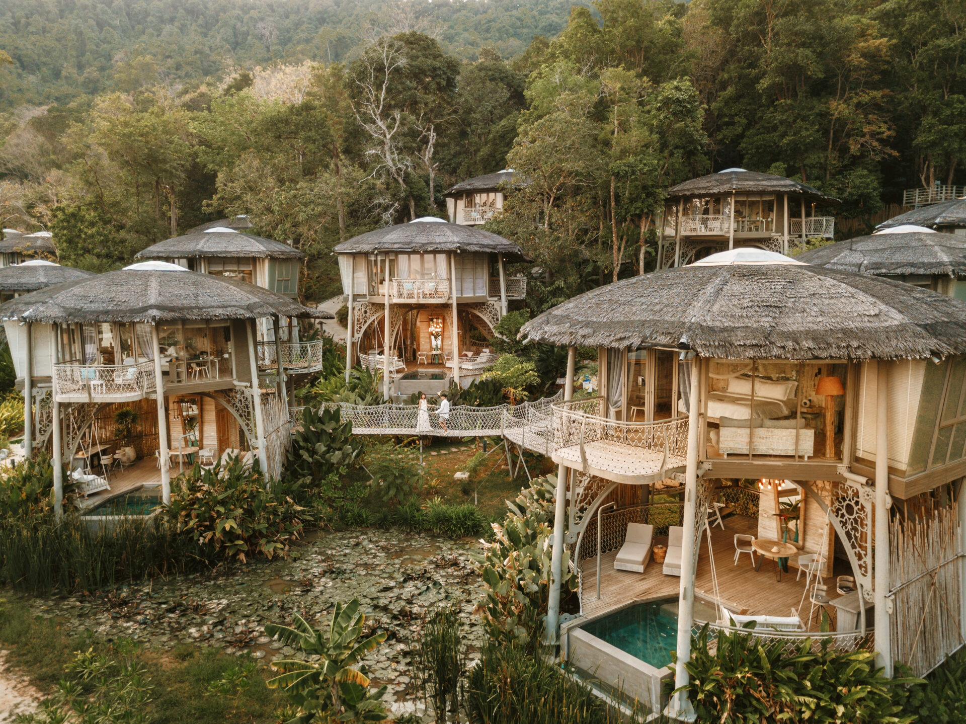 5-star luxury treehouse villa hotel resort koh yao